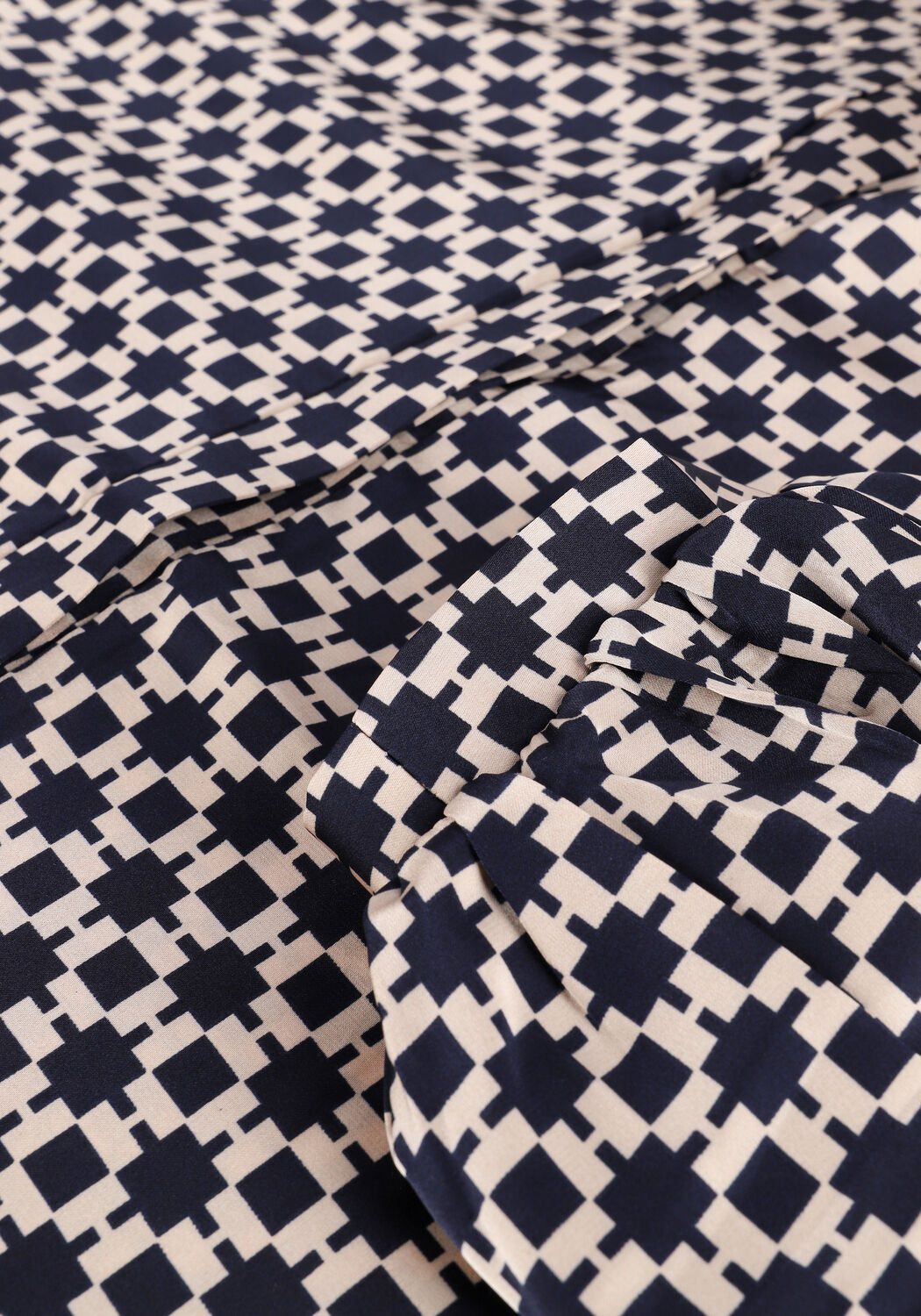 Donkerblauwe NEO NOIR Blouses NANI SQUARE MIX BLOUSE - large