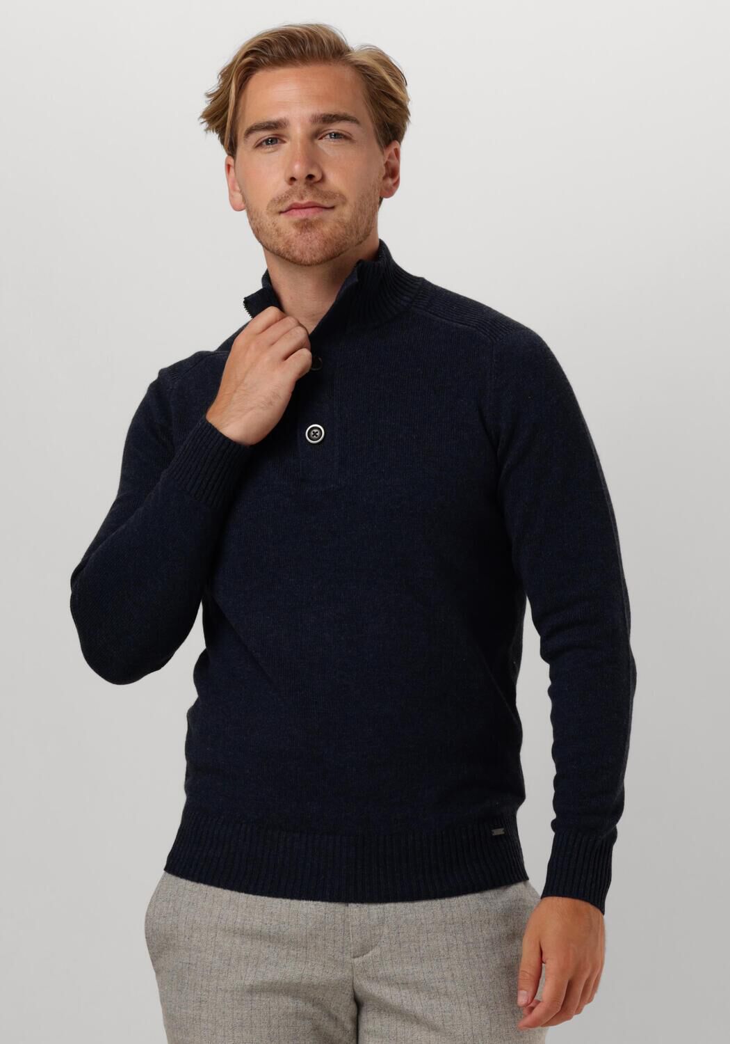 GENTILUOMO Heren Truien & Vesten K1125-276 Blauw