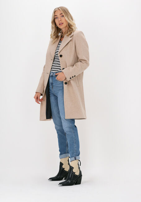 Beige SELECTED WOMEN Mantel NEW SASJA WOOL COAT B - large