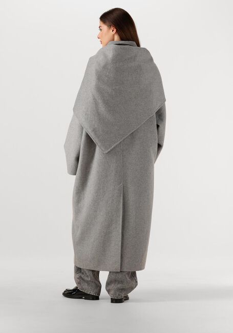 Grijze EDITED Mantel ALEA WOOL COAT - large