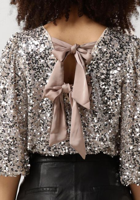 Gouden NEO NOIR Blouses LORRAINE SEQUINS BLOUSE - large