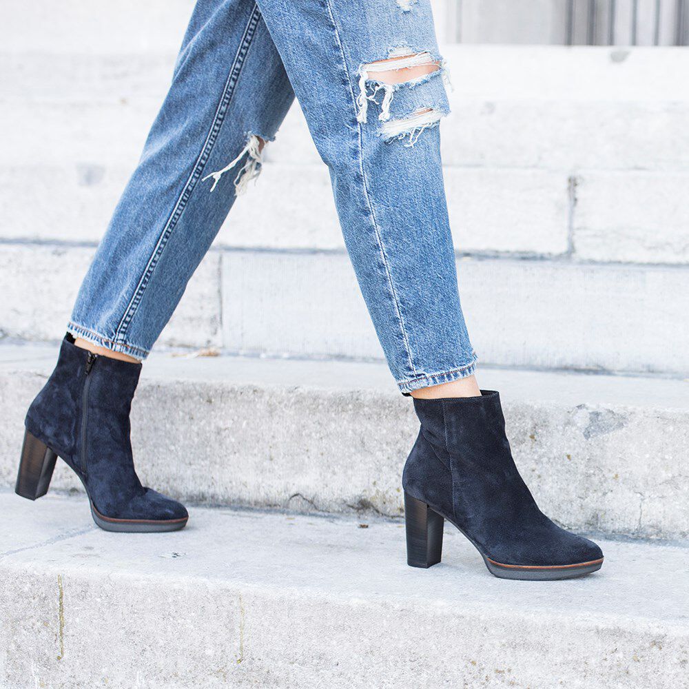 VIA VAI Enkellaarsjes Dames (Brique) om te zoenen