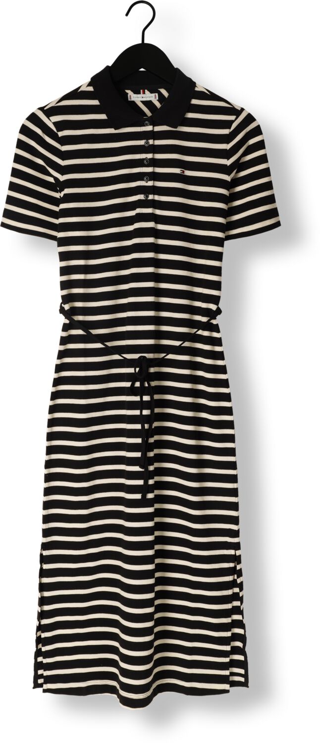 TOMMY HILFIGER Dames Jurken Reg Breton Midi Polo Dress Blauw