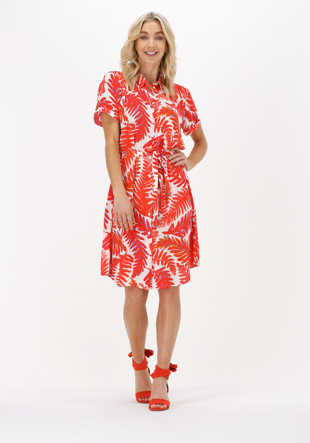 oranje fabienne chapot mini jurk boyfriend indy dress