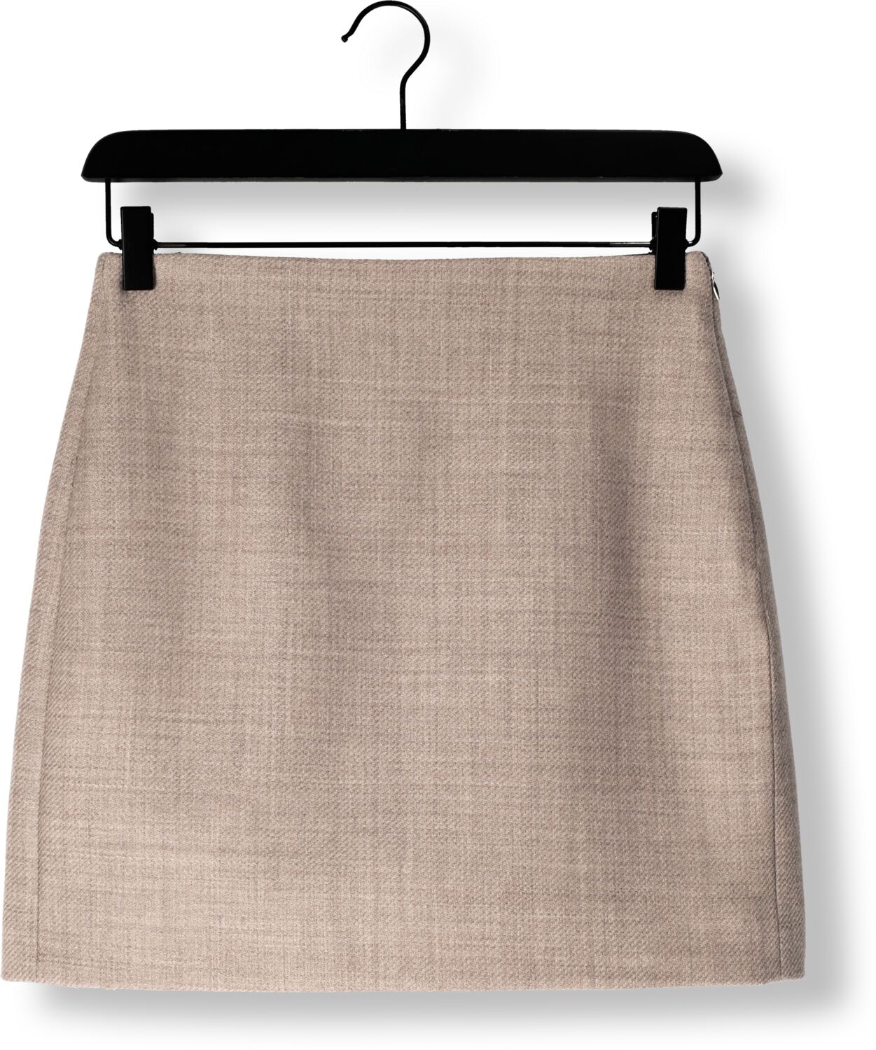 VANILIA Dames Rokken Wool Mini Skirt Taupe