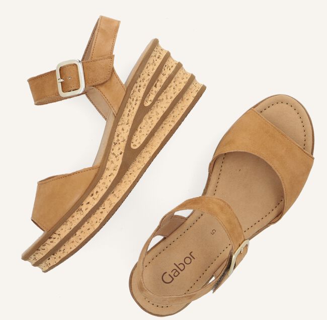 Camel GABOR Sandalen met hak 651 Camel GABOR Sandalen met hak 651 - large