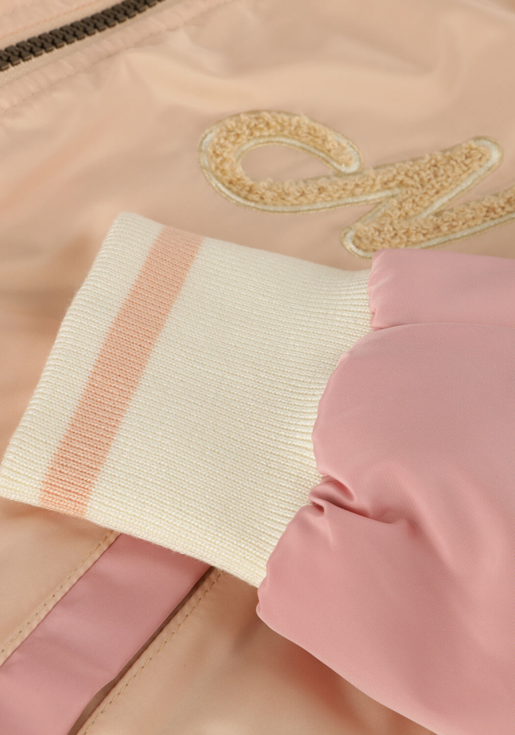 Beige NONO Jack BOMBER REVERSIBLE SUMMER JACKET - large