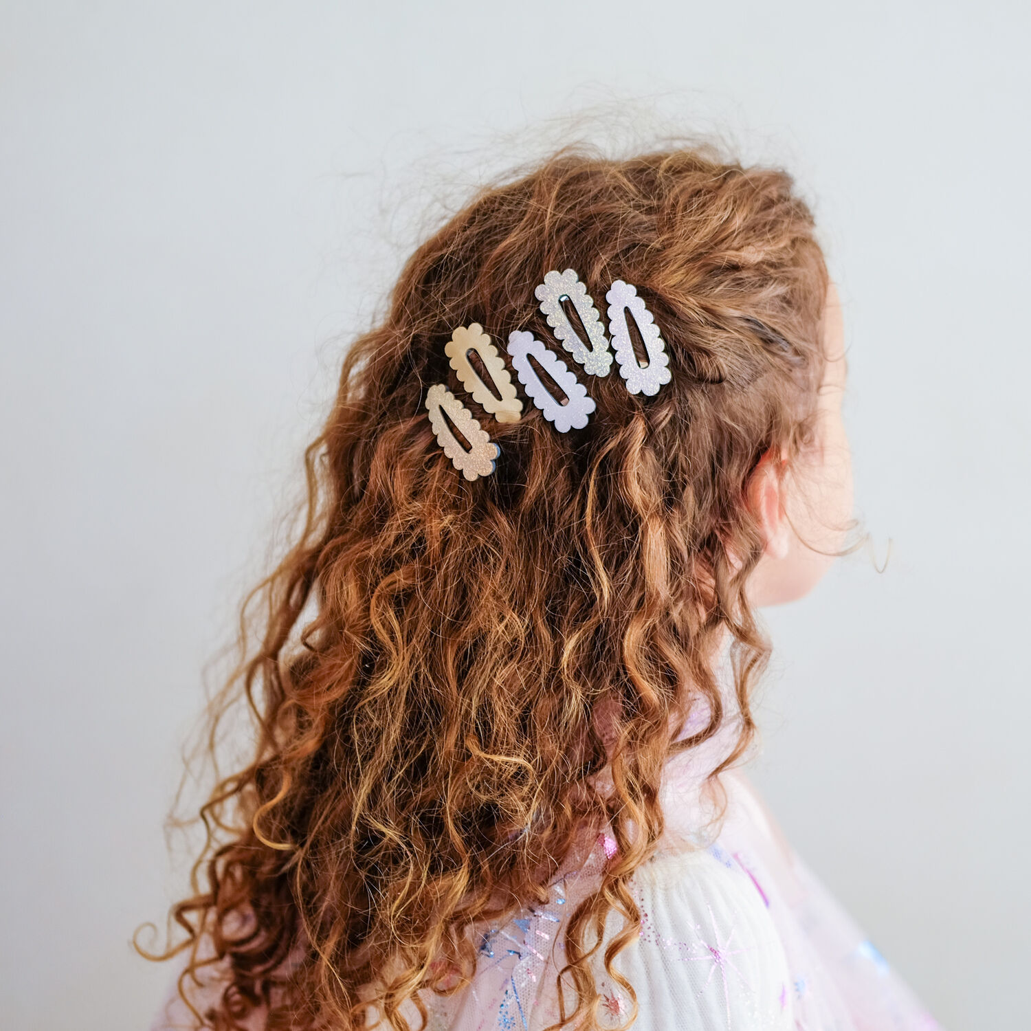 Lila Mimi & Lula Haaraccessoires DREAMWISH SCALLOPED MINI HAIR CLIPS - large