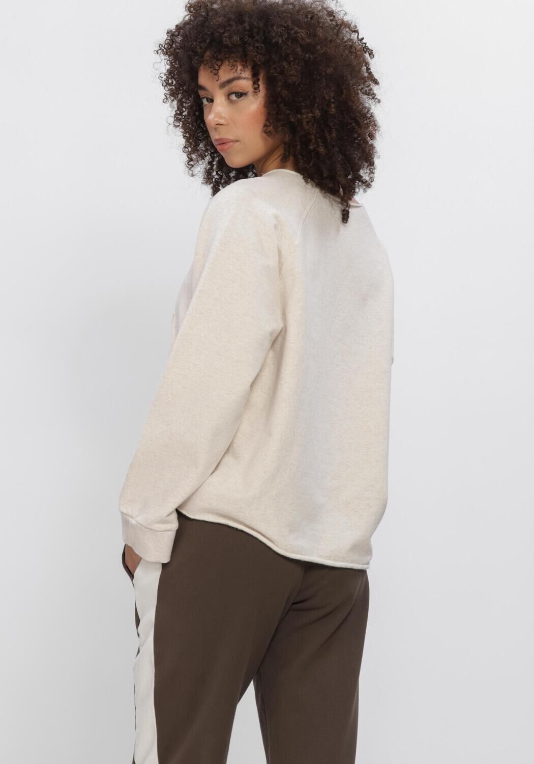Ecru PENN & INK Sweater W26F1926 - large