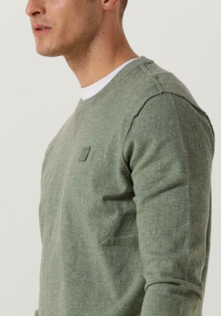 Groene BUTCHER OF BLUE Trui LT CLIFDEN CREW - large