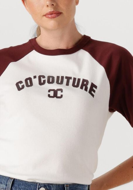 Ecru CO'COUTURE T-shirt EDGECC BLOCK TEE - large