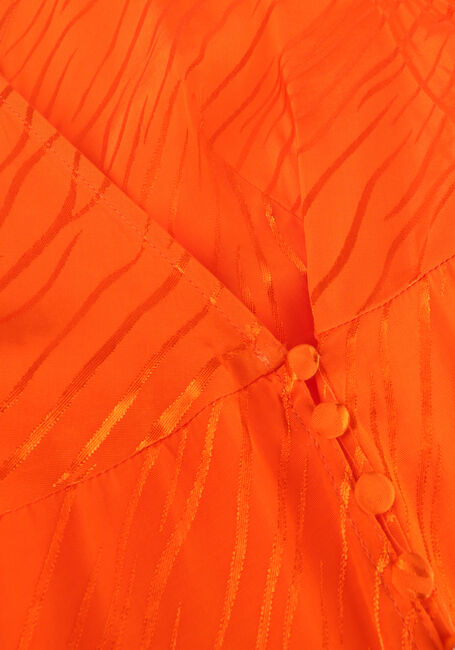 Oranje SELECTED FEMME Maxi jurk SLFABIENNE SATIN ANKLE WRAP DRESS - large