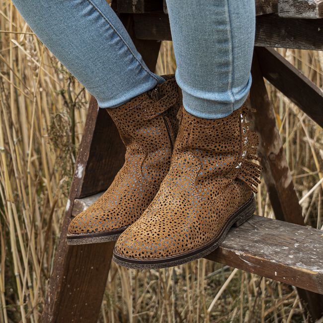 Cognac DEVELAB Enkelboots 42534 Cognac DEVELAB Enkelboots 42534 - large