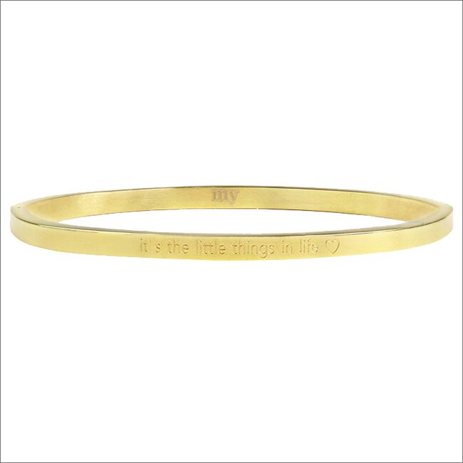 Gouden MY JEWELLERY Armband ITS THE LITTLE THINGS IN LIFE - large