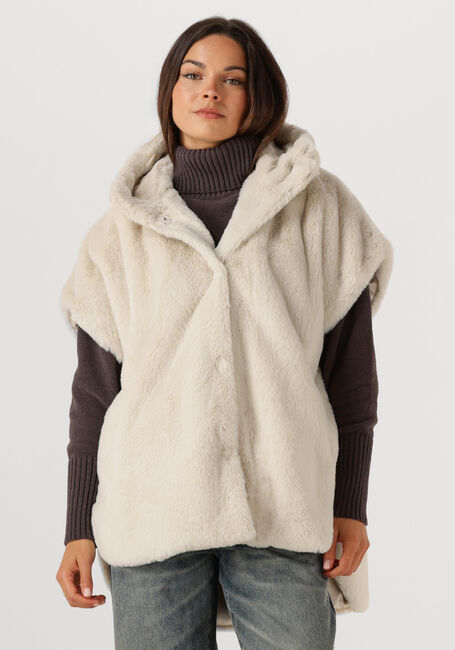 Creme BEAUMONT Faux fur jas KORI BODYWARMER - large