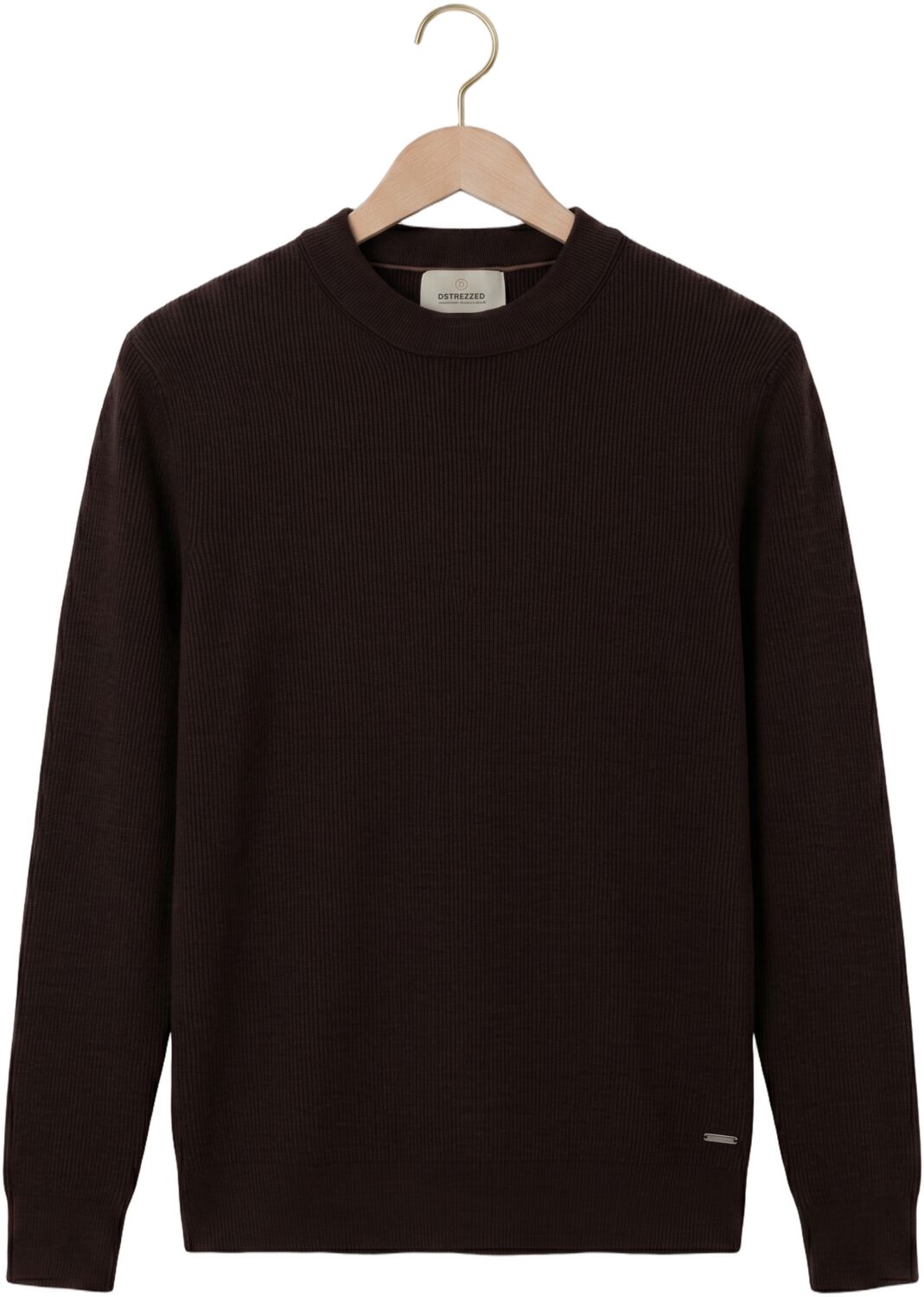 DSTREZZED Heren Truien & Vesten Ds_oscar Rib Mockneck Bruin