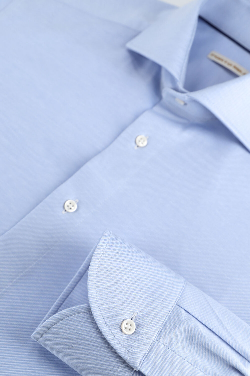 Blauwe PORTO MILANO Casual overhemd FARO - large