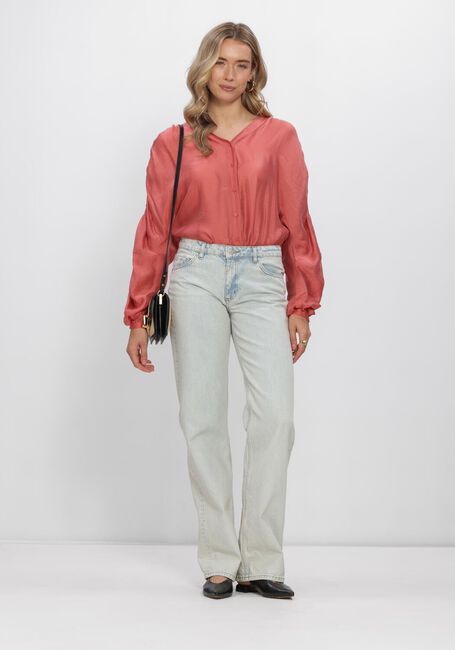 Lichtroze MSCH COPENHAGEN Blouses MSCHRAMONA RIKKELIA VOLUME SHIRT - large