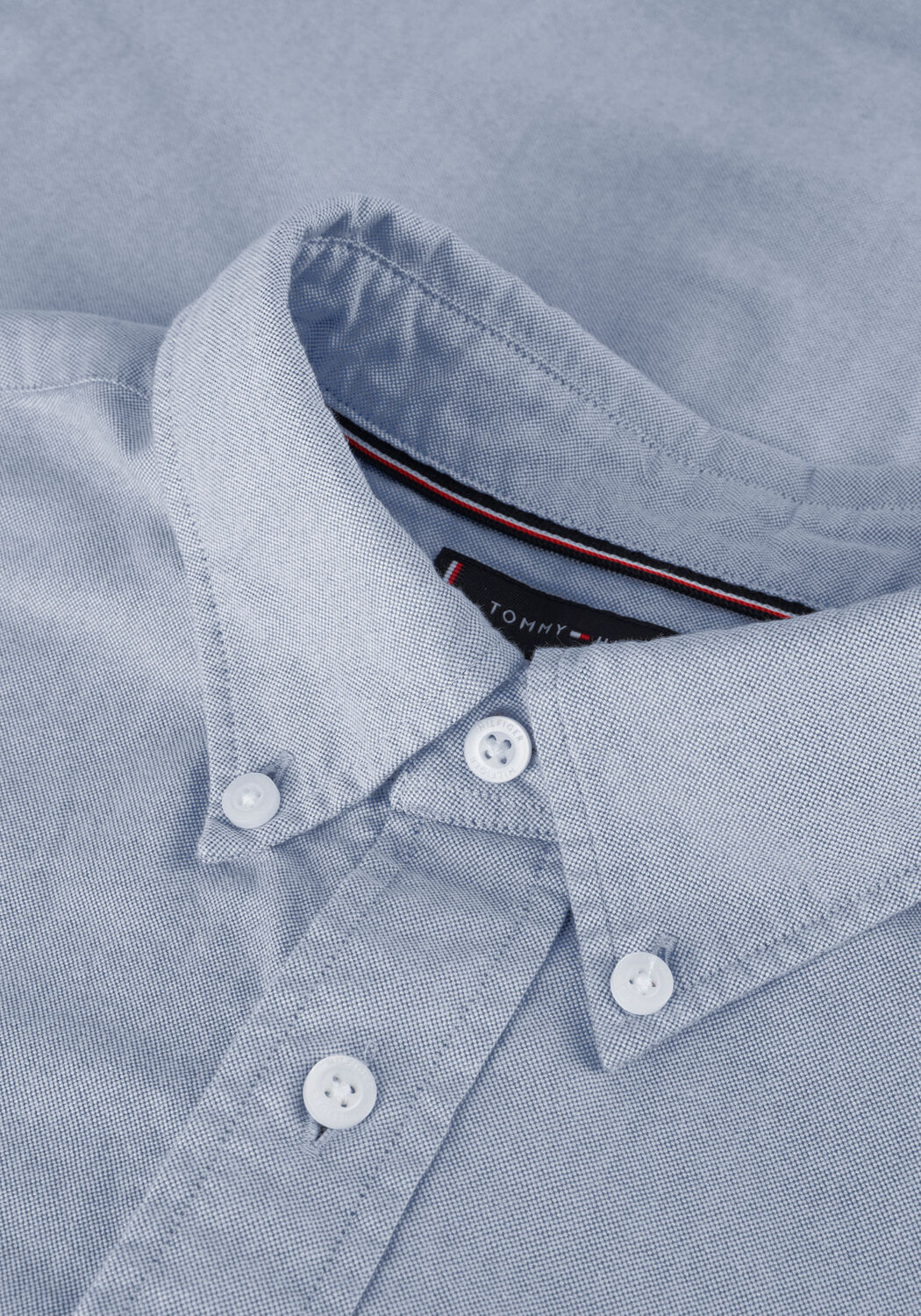 Blauwe TOMMY HILFIGER Casual overhemd SOLID HERITAGE OXFORD RF SHIRT - large