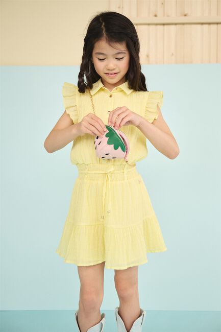 Gele NONO Mini jurk MINOU DRESS - large
