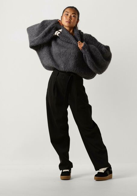 Grijze AMERICAN DREAMS Coltrui PEPPER ROLL NECK CROPPED Grijze AMERICAN DREAMS Coltrui PEPPER ROLL NECK CROPPED - large