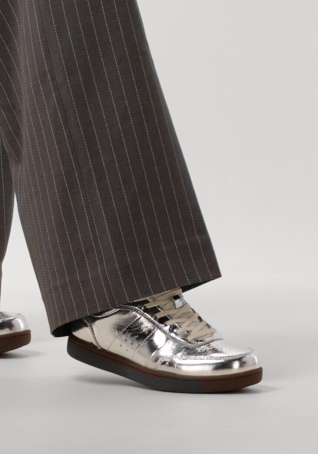 Zilveren WODEN Lage sneakers BJORK LEATHER - large