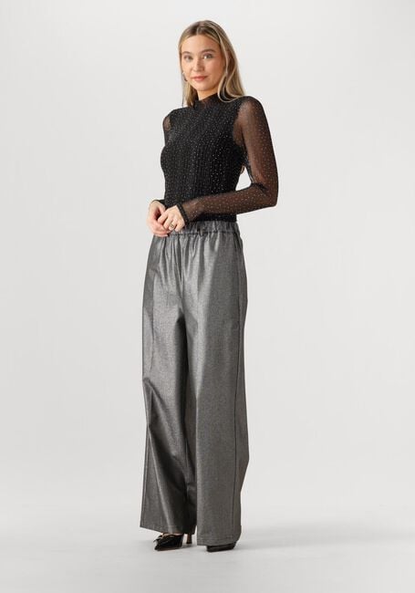 Zwarte NUKUS Top PUCK TOP STRASS - large