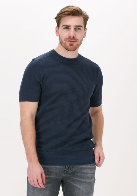 Blauwe SAINT STEVE T-shirt HEIN - large