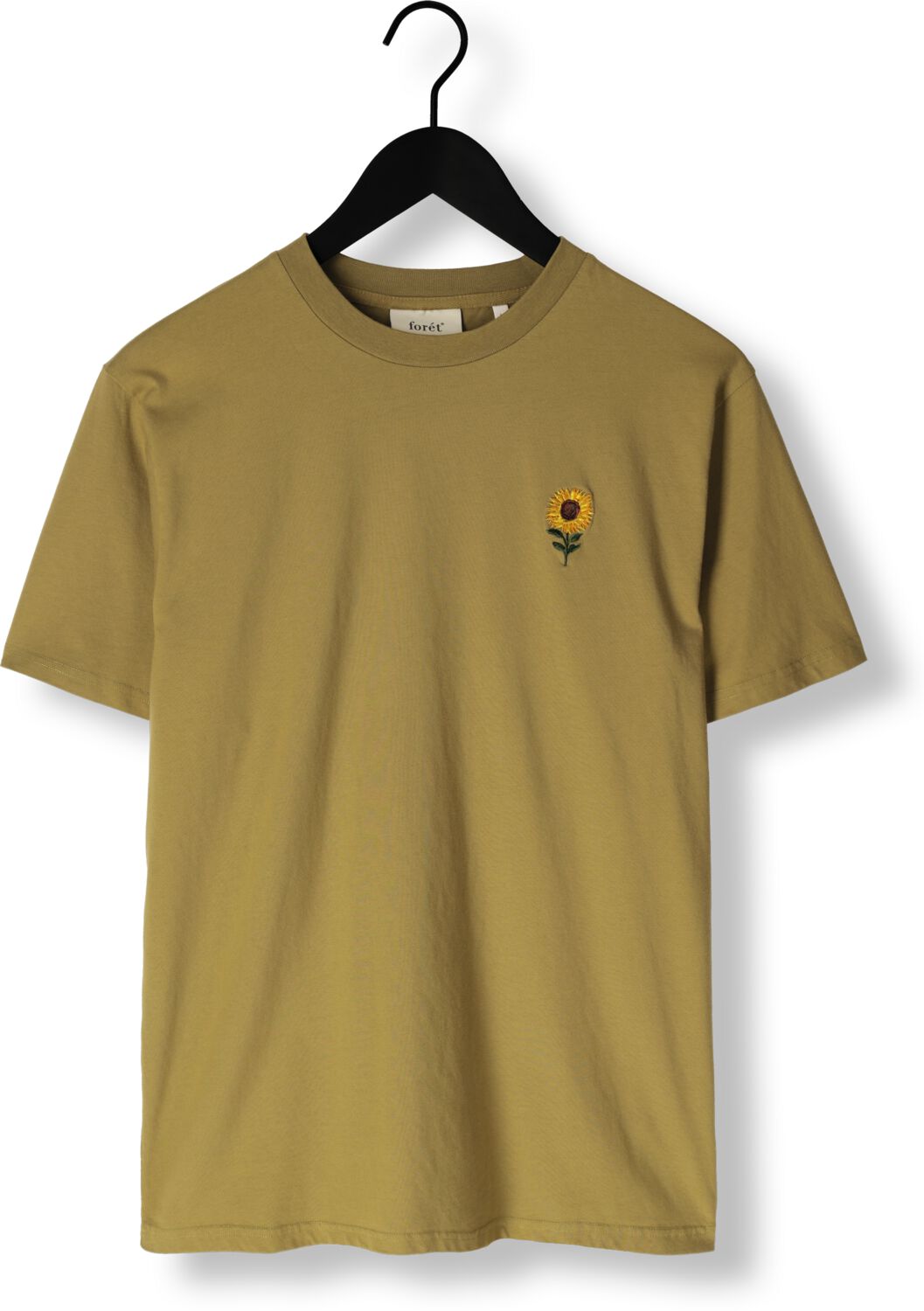 FORÉT Forét Heren Polo's & T-shirts Tournesol T-shirt Olijf