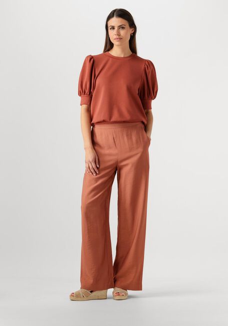 Beige MINUS Wijde broek SERIA PANTS - large
