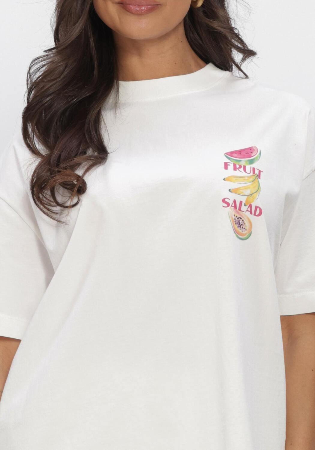 Witte CATWALK JUNKIE Top OVERSIZED GRAPHIC TSHIRT - large