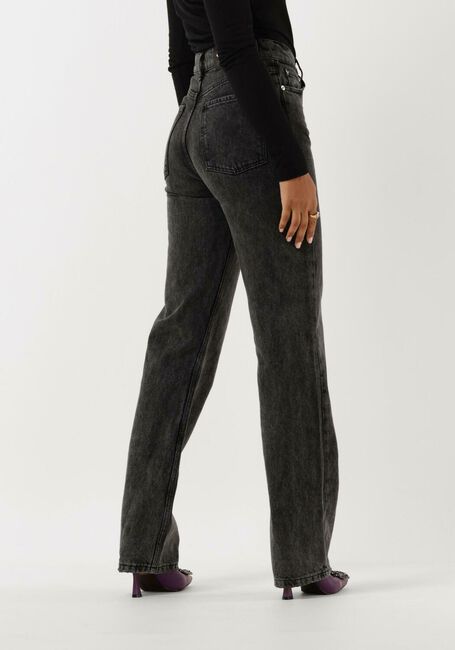 Zwarte COLOURFUL REBEL Straight leg jeans JONES MID RISE STRAIGHT LEG DENIM PANTS - large