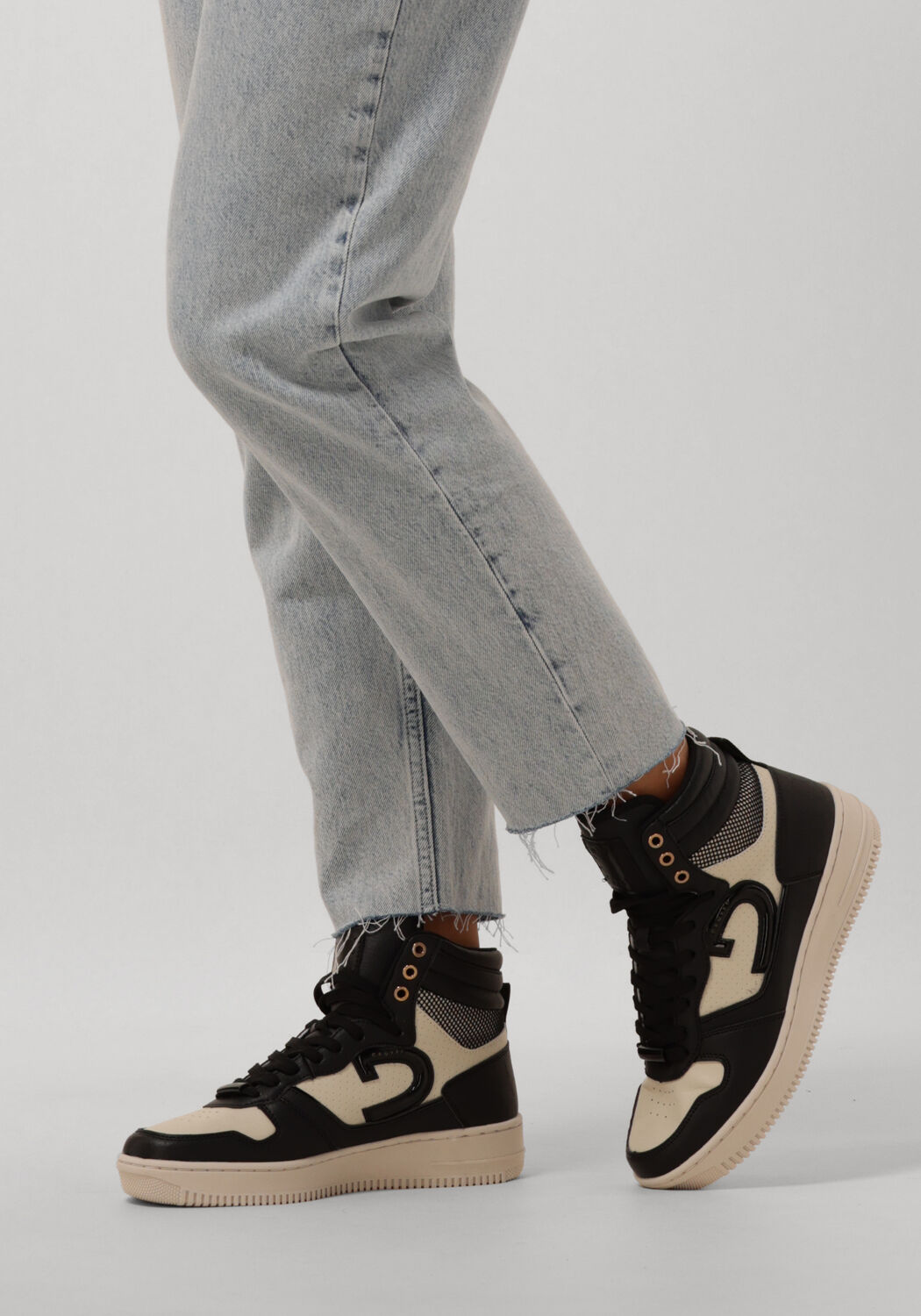 Hoge zwarte best sale dames sneakers