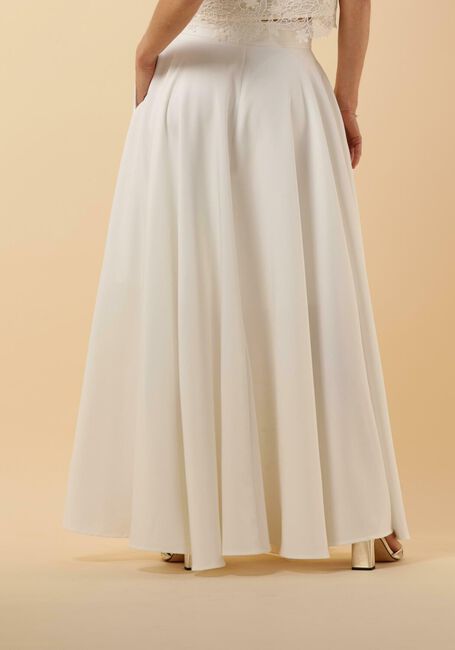Gebroken wit Y.A.S. Bruidsmode YASDANIELLE HW MAXI SKIRT - large