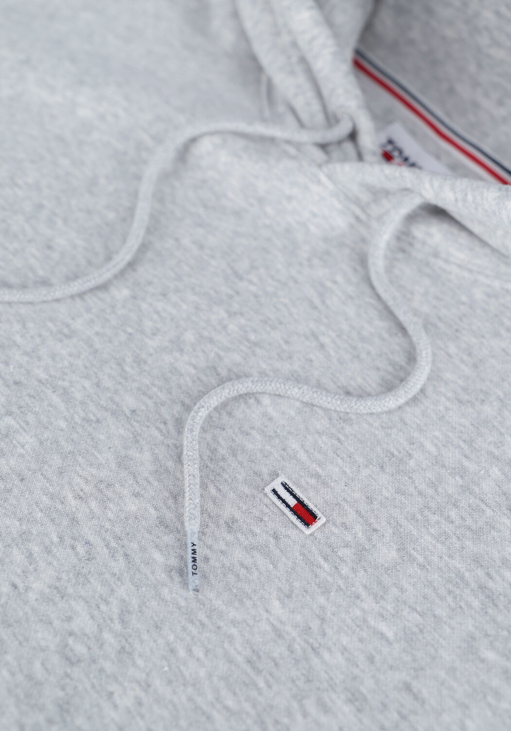 Lichtgrijze TOMMY JEANS Sweater TJM REGULAR FLEECE HOODIE - large
