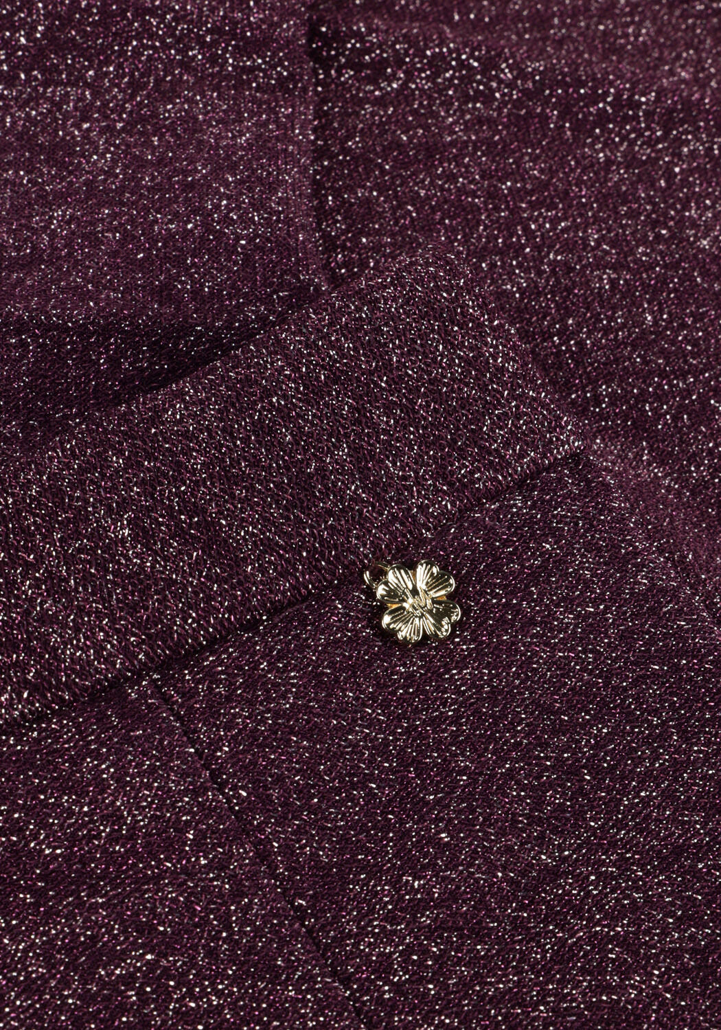 Paarse HARPER & YVE Wijde broek GLITTER-PA - large