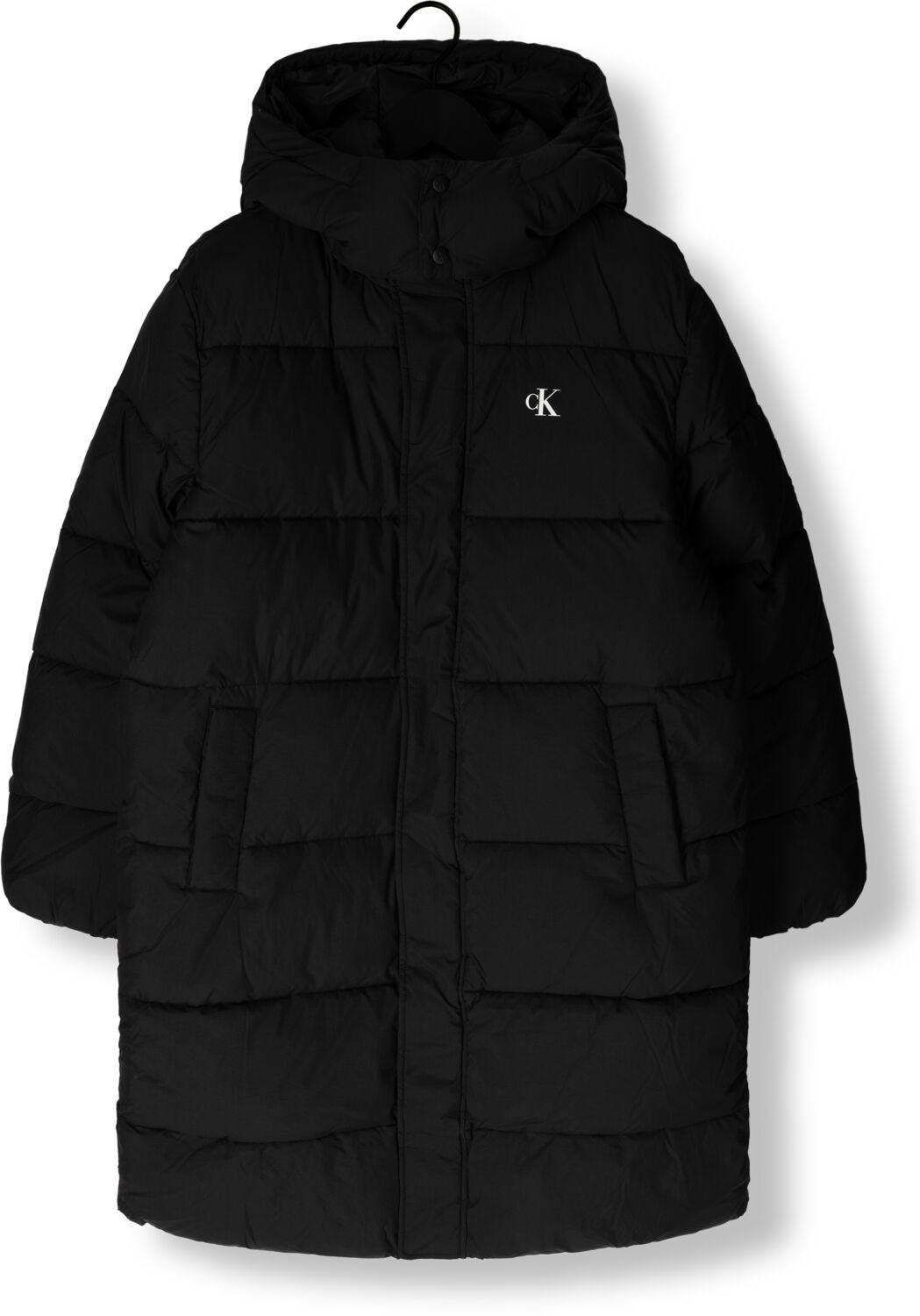 CALVIN KLEIN Heren Jassen Essentials Non Down Long Parka Zwart