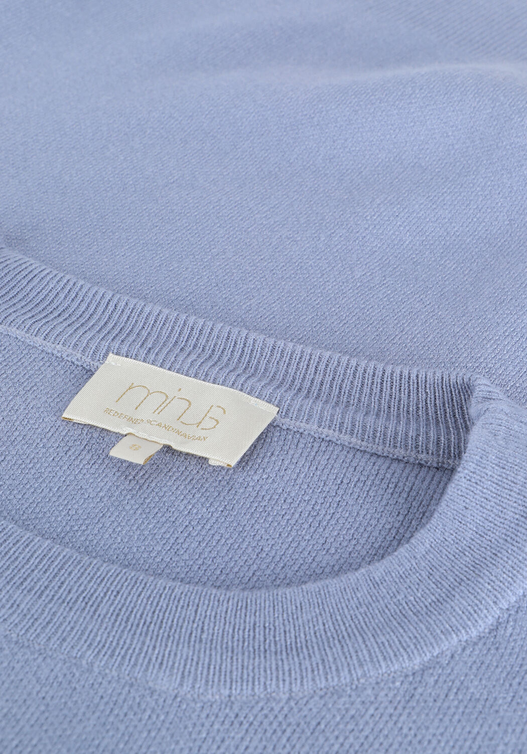Lichtblauwe MINUS Trui LUPI KNIT PULLOVER - large