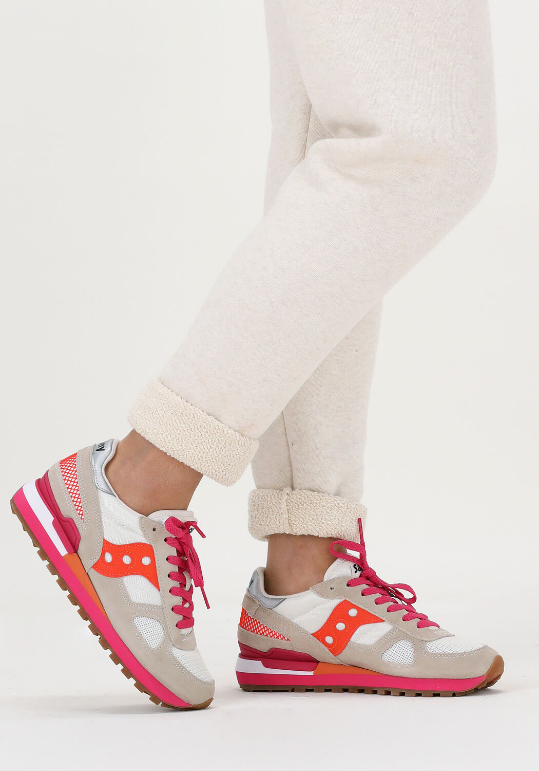 taupe saucony lage sneakers shadow original