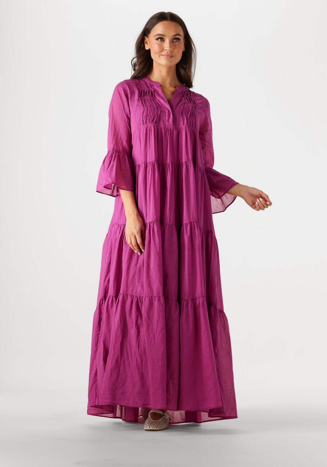 Devotion Paarse Ocean Maxi Jurk Purple Dames