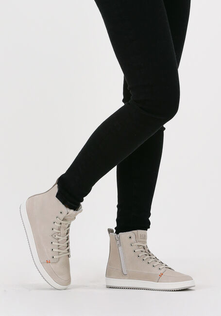 Beige HUB Hoge sneakers BASE - large