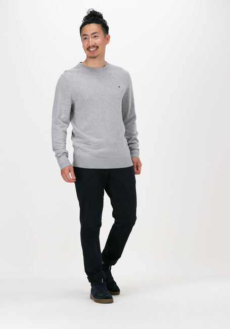 Grijze TOMMY HILFIGER Trui CORE COTTON-SILK CNECK Grijze TOMMY HILFIGER Trui CORE COTTON-SILK CNECK - large