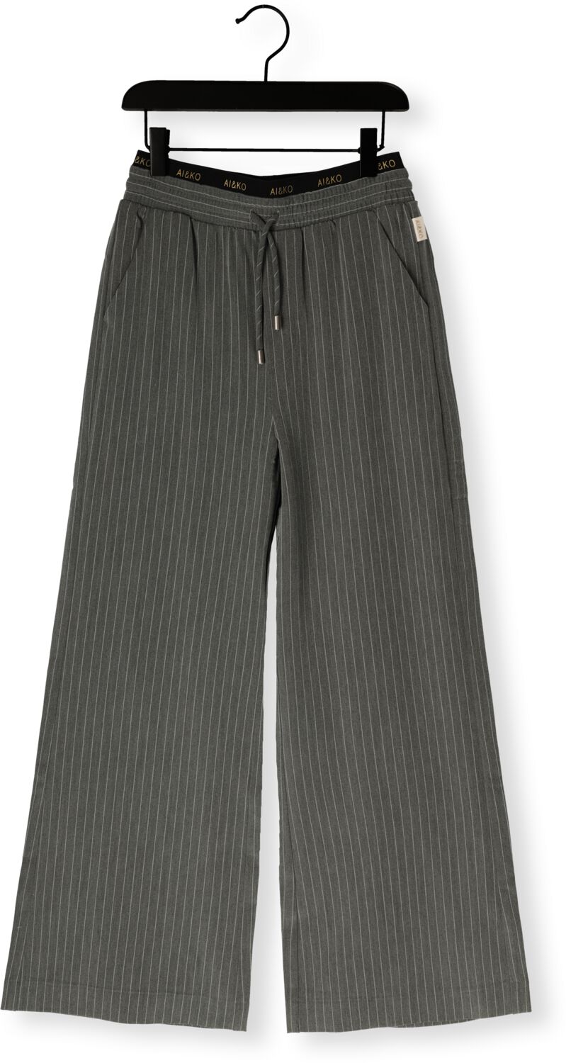 AI&KO Meisjes Broeken Esila Pinstripe Vis 350 G Grijs