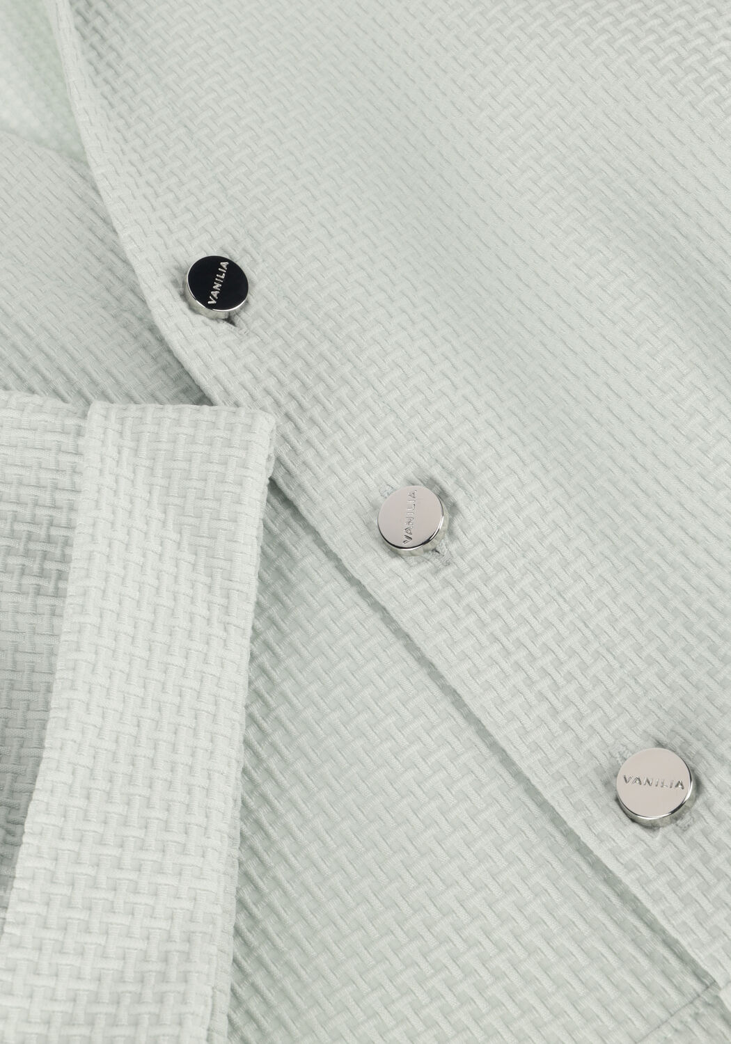 Blauwe VANILIA Jumpsuit WAFEL SHORTSLEEVE - large