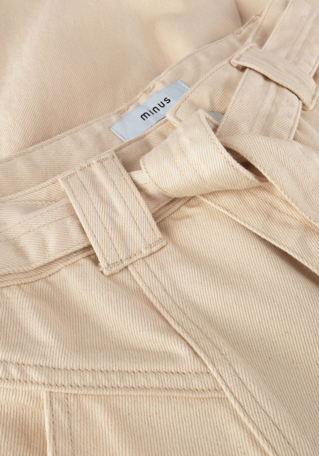 Creme MINUS Pantalon VASIA HIGH WAISTED PANTS - large