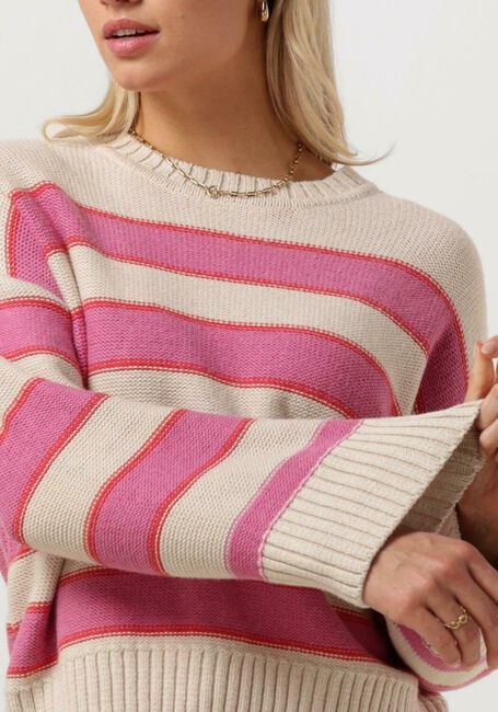 Beige SELECTED FEMME Trui SLFJILL LS KNIT O-NECK - large