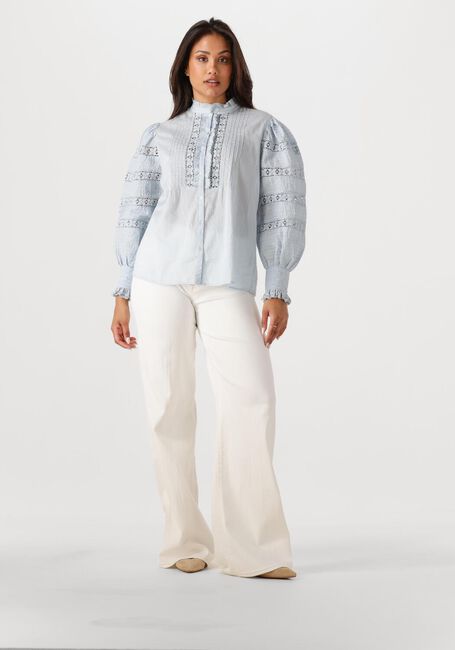 Lichtblauwe ANTIK BATIK Blouses LENA BLOUSE - large