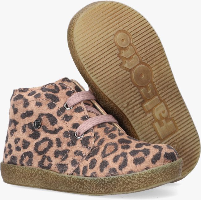 Falcotto rits studs kort laarsjes 4180 oud roze roze Falcotto rits studs kort laarsjes 4180 oud roze roze