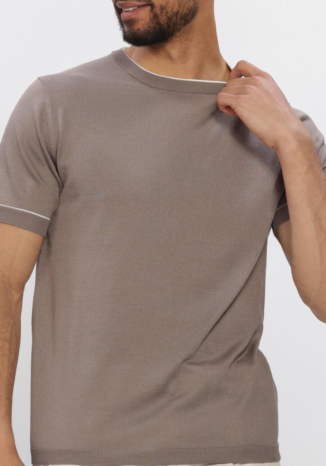 Taupe STEFANO LAURAN Polo T-SHIRT BROR - large