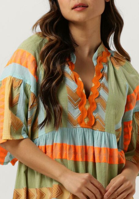 Groene NEMA Mini jurk BELLA - large